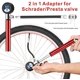 thumbnail image 5 of Bomba de bicicleta portátil con manómetro. Mini bomba de neumáticos de bicicleta 120 psi. Kit de reparación universal de bicicletas LCD con válvula Presta y Schrader Feliz Sencillez, 5 of 5