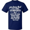 thumbnail image 2 of OXI T-Shirt - Little Things Inside Your Head, Basic Casual T-Shirt for Men's and Women Fleece T-Shirt Short Sleeve - Navy Blue Large, 2 of 3
