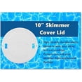 thumbnail image 4 of Exact Replacement Skimmer Deck Lid Cover for Hayward Swimming Pool SPX1070C SP1070C Lid Direct Replacement for Hayward SP1070, SP1071, and SP10712S Pool Skimmer Cover Models$$Garden & Patio, 4 of 5