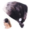 thumbnail image 3 of Coofit Sports Headband Creative Sweat-absorbent Elastic Turban Headband Button Headband, 3 of 7