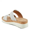 thumbnail image 5 of Patrizia Women's VELVETTE Two-Strap Buckle Slide Sandals Silver EU 36 / US 5.5 - 6, 5 of 5