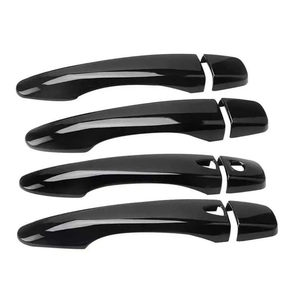 1 Set Exterior Door Handle Cover Trim Fit for Nissan For Rogue Murano For Maxima Glossy Black ABS