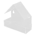 thumbnail image 3 of Window Bird Feeding Tray, Acrylic Window Bird Feeder  Safe Drain Hole Lightweight with Suction Cup for Farm, 3 of 8