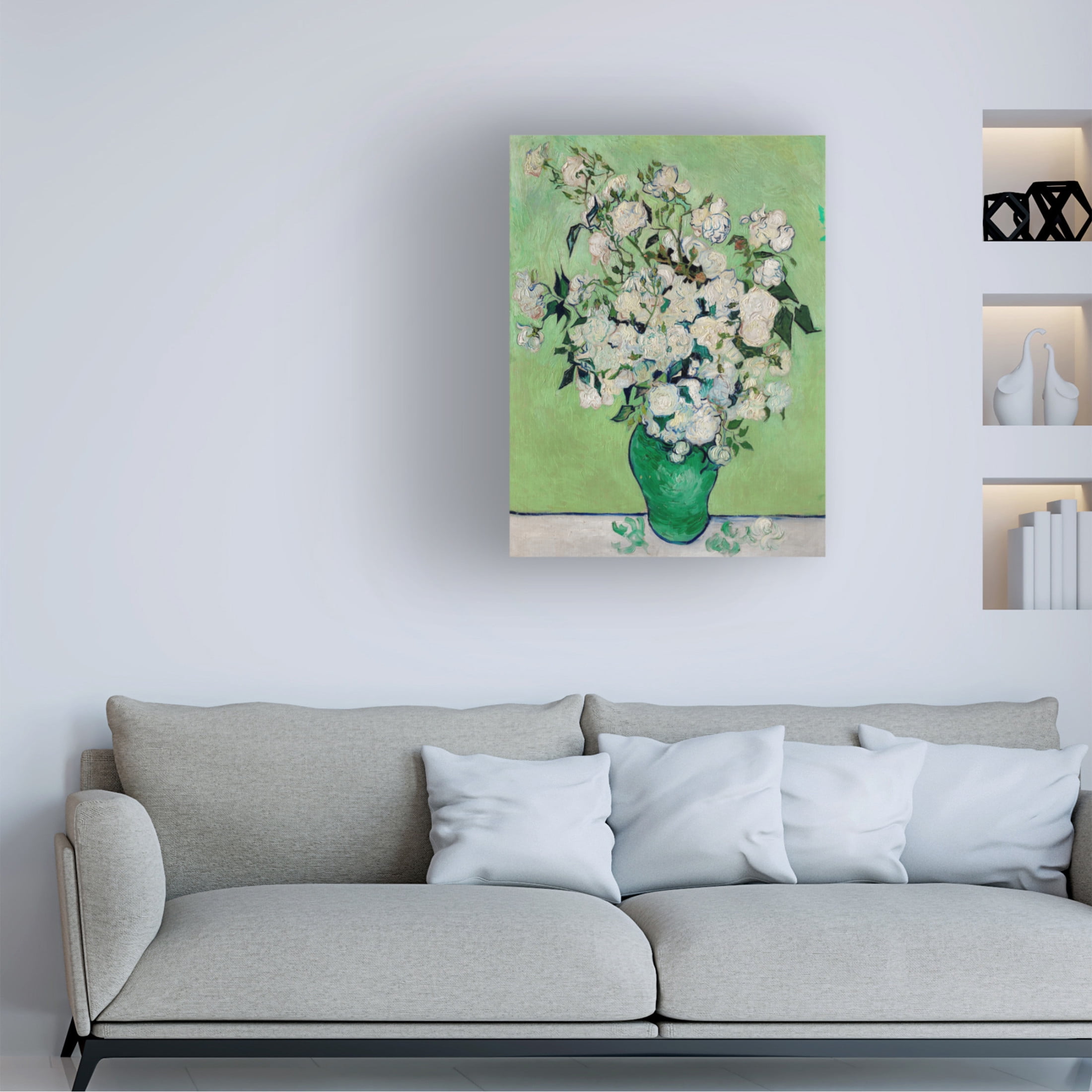 Trademark Fine Art Pictufy Roses Canvas Wall Art