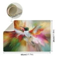 thumbnail image 3 of Vibrant Hummingbird Art Coffee Machine Mat Kitchen Dish Drying Matst Absorbent Water 11.8''x17.7'', 3 of 6