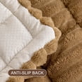 thumbnail image 3 of Nalqet 27.6×47.2 inch Plush Sofa Slipcovers for 2 Cushion Couches – Washable Fuzzy Non Slip Furniture Protector Couch Cover for Pets and Dogs Cats, Coffee, 3 of 8