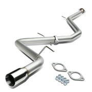 DNA Motoring CBE-SIM For 2016 to 2018 Scion / Corolla iM Catback Exhaust System 3" Round Double Walled Tip Muffler