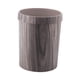thumbnail image 4 of Cubo de basura de grano de madera, contenedor de basura de 10L, moda de hogar sin tapa, cesta de papel higiénico, cesta de basura para baño y, 4 of 9