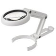 thumbnail image 2 of Foldable 50X Magnifying Glass Illuminated Hand Lens for Stamps Book, 2 of 8