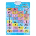 thumbnail image 2 of Animal Learning Poster Double Sided Early Learning Bilingual Children Sound Wall Chart for Kindergarten Classroom Home, 2 of 9