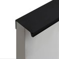 thumbnail image 4 of Lc Lictop Tirador De Borde De Dedo De Montaje Trasero Tirador Oculto De Aleación De Aluminio Negro De 80 Mm/3,15" para Gabinete De Cajón De Puerta De Cocina Casera (6 Piezas), 4 of 5