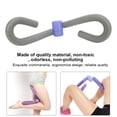 thumbnail image 3 of Leg Thigh Exerciser, Exquisite Workmanship Leg Muscle Training, Odorless Simple Styling for Leg Muscle Exercise Muscle Training Gray,Pink, 3 of 7