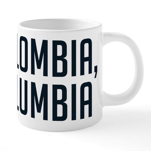 CafePress - It's Colombia Not Columbia - 20 Oz White Ceramic Mega Mug