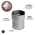 thumbnail image 3 of Performance Tool W83245 1/2 Dr. Rounded Lock Nut Socket, 2-9/16 In. Used on Trucks With Dana 60 Manual Hubs, Carbon Steel, 3 of 5