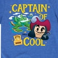 thumbnail image 3 of Disney Emoji - Captain Of Cool - Toddler And Youth Short Sleeve Graphic T-Shirt, 3 of 5