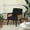 Black, variant on Hawsaiy Accent Chair with Rattan Arms, Living Room Chairs with Wood Legs, Modern Armchair for Bedroom, Lounge Chair Indoor for Reading Room Kitchen and Dining Room,White
