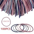 thumbnail image 1 of LOVEVER Elastics Snag 100Pcs Mini Small Thin Elastics Endless Snag Free Hair Band Ponytail Bobbles Girl Ladies Simple Style, 1 of 7