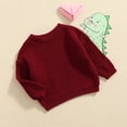 thumbnail image 3 of Okbabeha Toddler Baby Girl Boy Sweaters Knit Long Sleeve Crewneck Warm Pullover Sweatshirt Fall Winter Clothes 0-5T, 3 of 7