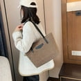 thumbnail image 2 of Meitianfacai Fashion Shoulder Bag for Women, 11.81 Inch Polyester Messenger Bag, Versatile Tote & Crossbody Purse for Dating/Office/Beach Outings（Beige）, 2 of 6
