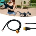 thumbnail image 6 of 19.69inch Long XT60 Connector Cable Male to Pigtail 2Pin Bare Wire for UAVs Remote Aircrafts with Portable Designing, 6 of 7