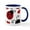 White/Navy Inside, variant on CafePress - Ladybug Lover Mug - 11 oz Ceramic Mug - Novelty Coffee Tea Cup