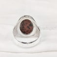 thumbnail image 5 of Mahogany Jasper Mans Ring, Natural Mahogany Jasper Ring, Silver Jewelry, 925 Silver Ring, Birthday Gift, Heavy Mens Ring, Arabic Design, Ottoman Style Ring, Christmas, Turkey Mens Signet Ring, 5 of 5
