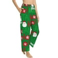 thumbnail image 2 of Bingfone Pajamas For Women,Cute Santa Pajama Pants With Pockets-Small, 2 of 9