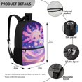 thumbnail image 5 of HUIACONG Rainbow Cat School Backpack for Girls Boys Large Capacity Lightweight Water Resistant Heavy Duty Padded Straps for Students Ages 6-18 Elementary Middle High School Back to School Use, 5 of 6