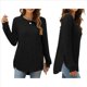 thumbnail image 2 of Suéteres de Moda para Mujer, Tops de Larga, Ropa de Otoño, Camisetas y Blusas de Moda. Negro L, 2 of 6