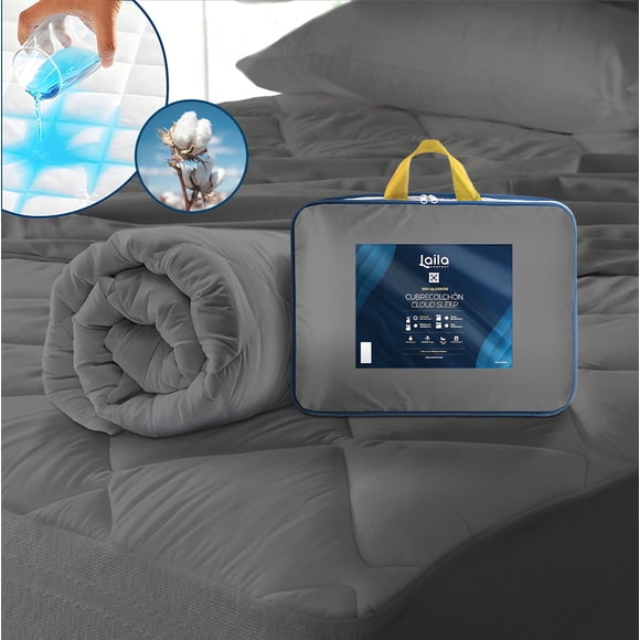 Cubrecolchón Laila Suave Cubrecolchon Antiacaros Cloud Sleep Impermiable Individual