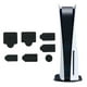 thumbnail image 2 of Juego de 7 tapones de silicona adecuados para PS5 Tapón protector contra arañazos USB LAN tipo C adecuado para PS5, 2 of 4