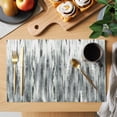 thumbnail image 2 of Sage Green Grey Vintage Placemats Set of 6, Retro Abstract Art Placemats for Dining Table, Place Mats for Kitchen Tabletop, Waterproof Wipeable Dining Table Mats Set, 2 of 9