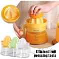 thumbnail image 2 of HUGFEGWE Orange Squeezer, 4-in-1 Orange Manual Juicer Squeezer with Comfortable Grip Handle, Multifunctional Detachable Washable Lemon Lime Squeezer for Home Kitchen (Green 1pcs) AZ824-6603, 2 of 9