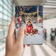 thumbnail image 4 of Happy New Year 2026 Yorkshire Terrier Holiday Balloons Party Snow Travel Passport Wallet Yorkie Dog Lover Gifts PU Leather Passport Holder Cover - 13018, 4 of 5