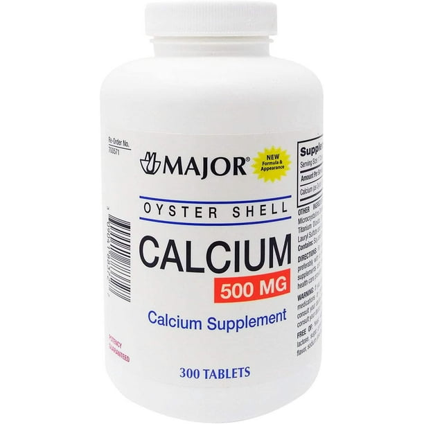 Major Oyster Shell Calcium 500 Mg 300 Ct Calcium Gummies Calcium