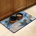 thumbnail image 3 of msiwtych Blue Color Block Pet Feeding Mats, 3 of 7