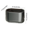 thumbnail image 3 of JZCHUNTOY Desktop Trash Can 1 Piece, Creative Lightweight Trash Bin, Multi-Purpose Space Saving Waste Basket, Compact Easy-Clean Waste Container for Dorm Bedroom Kitchen Office, 3 of 6