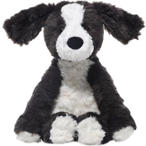 BINGLI Realistic Border Collie Plush, 9.44'' Collie Stuffed Animal, Plushy and Squishy Pillow Toy, Cute Dog Puppy Plushie Toys for Boys and Girls, Birthday Gifts