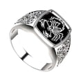 thumbnail image 2 of Xingzhi Classic And Edgy Mens Finger Ring With Scorpion Suitable For All Occasions Uitable For Different Occasions Rings For Men Silver Size 10, 2 of 6