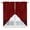 Red, variant on Brown Black Plaid Kitchen Window Curtains, Swag Curtains Valance for Bedroom Living Room Bathroom, Vintage Rustic Star Buffalo Check Rod Pocket Window Treatment Curtain Block Drapes 2 Panels 36"x36"