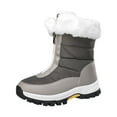 thumbnail image 2 of POROPL Womens Snow Boots Ankle Winter Fleece Non Slipskiing Outdoor Shoes,Boots for Women Size 7, 2 of 7