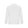 thumbnail image 3 of Brglopf Waffle Knit T-Shirts for Men Color Block Trendy Notch V-Neck Raglan Long Sleeve Shirts Breathable Athletic Muscle Tops, 3 of 5