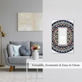 thumbnail image 5 of KLL Colorful With Blue Oriental Pattern Electrical Outlet Covers, 3" x 5" 1 Pack Electric Receptacle Plug Covers for Decorator Receptacle Outlet & Switch-Style U, 5 of 6