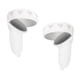 thumbnail image 2 of 2x Touch Controller Grip Cover VR Gaming Accessories Funda antideslizante Anti prueba de sudor Shell de silicona Funda protectora para , Blanco, 2 of 6