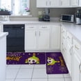 thumbnail image 4 of Kitchen Rug Mat Halloween Skull Candle, Set of 2, Anti-Fatigue Non-Skid Washable Kitchen Runner Rugs, Pumpkin Spider Web Soft Comfort Rug for Kitchen, Floor Home, Front of Sink, Laundry, 4 of 6