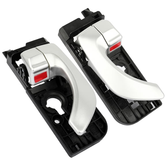 ECCPP Door Handles Interior Inside Inner Rear Driver Passenger Side for 2005-2008 for Hyundai Sonata Silver(2PCS)