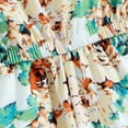 thumbnail image 4 of Gibobby Mono Bombachos sin mangas para niñas pequeñas con estampado floral, ropa de mono con tirantes(Verde， 18-24 Meses), 4 of 5
