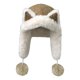 thumbnail image 3 of Gorro de cazador con orejas de animal para mujer, protección auditiva para pesca, escalada, camping y ciclismo. Café, 3 of 9