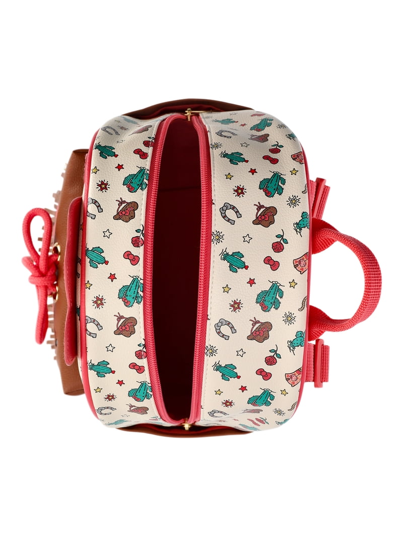 Hello Kitty Women's Cowgirl Faux Leather Mini Backpack, 10.5", Brown - Walmart.com Hello Kitty Women's Cowgirl Faux Leather Mini Backpack, 10.5", Brown - Walmart.com