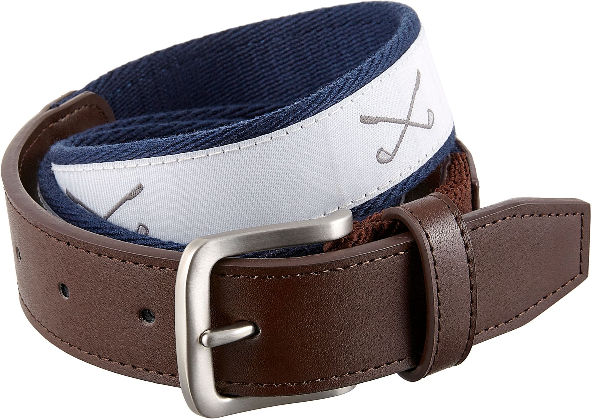 walter hagen men's canvas printed golf belt